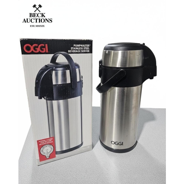 Pump Master Stainless Steel Beverage Server