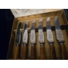 Image 2 : Silver Plated Small Glasses w/ Stainless Steel 'Dinkee' Knife Set 