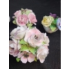 Image 5 : Porcelain Flowers Including: Blue and Yellow Roses 