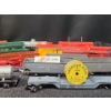 Image 4 : Vintage Train Boxcars and Other Train Set Pieces - Likely 1950s-60s