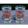 Image 2 : Set of 11 Tiffany Style Pepsi Glasses