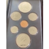 Image 4 : 1980 Royal Canadian Mint Coin Set with Seven Coins and Certificate