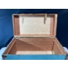 Image 5 : Turquoise Wooden Chest Length: 36 1/2" Width: 19" Height: 20 3/4" 