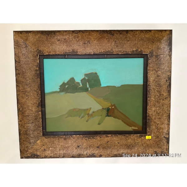 Stehelin Oil on Board 23.5x19.5 Art