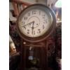 Image 3 :  Antique regulator wall clock by Waterbury clock company made in New York and San Francisco
and Bost