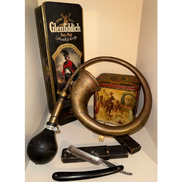 Assorted Vintage Jars & Tins From The Old Days