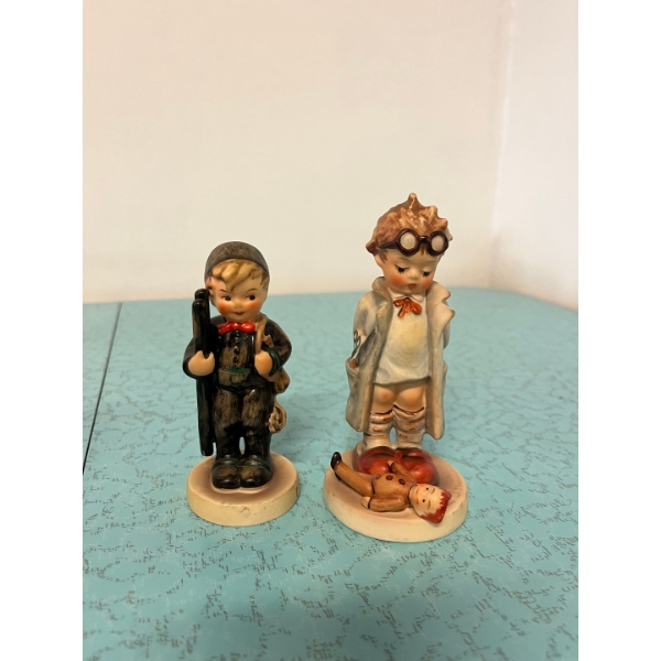 Goebel Hummel "Doctor" (#127), Gobble Hummel "Chimney Sweep" (#12)