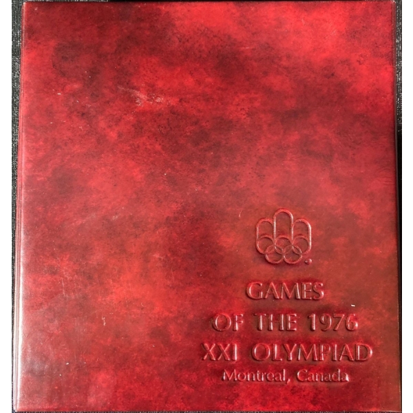 Games of the 1976 XXI Olympiad Coin Binder & Papers