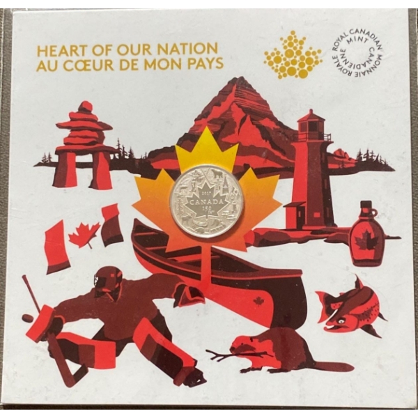 2017 Heart of Our Nation Fine Silver Coin 7.96 Grams