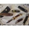 Image 1 : Vintage Pocket Knife Collection - 6 Pieces w/ 1 Leather Sheath