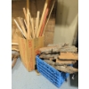 Image 2 : Woodworker's Wood Pile - Choice Cuts Of Various Wood Types w/ Bonus Drywall Sections 