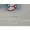 Image 7 : "Warm and Cozy", Artist Barbara Lavallee, 241/750, Offset Lithograph Framed Under Glass 23 X 14.5 