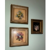 Image 2 : Mid Century Sea Shell Art 8"x8" In Gold Gilt Frames
