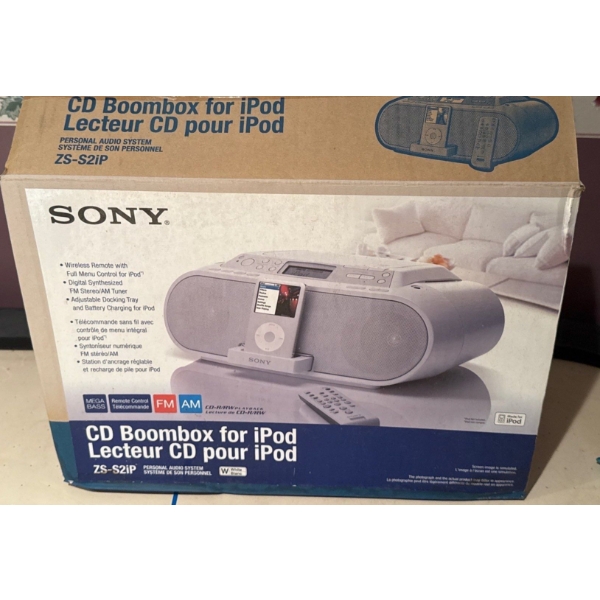 Sony CD Boombox for Ipod ZS-S2iP