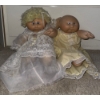Image 1 : 2 Cabbage Patch Kids - Pre Mee Baby In Yellow w/ Blonde Princess