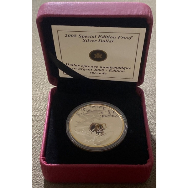 2008 Special Edition Proof Silver Dollar 92.5% Silver 25.175 Grams