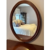 Image 3 : Gibbard Solid Cherry Vanity Dresser with Oval Mirror