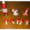 Image 5 : Scandinavian Christmas Decorations - Carousel Candle Holders Angel Chimes & more