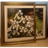 Image 1 : XL Oil On Board Landscape Art 58x48 w/ Bonus Beveled Gold Frame 