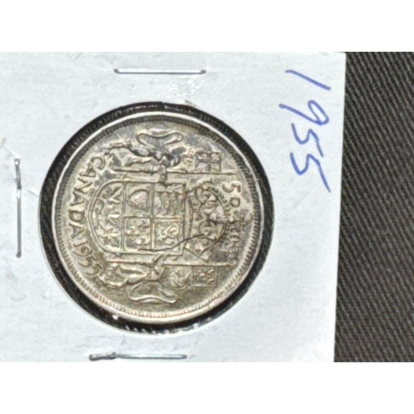 Canada 1955 Half Dollar Coin