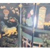 Image 7 : Two Asian Story Painted Panel Room Dividers- Each Divider: 60 W, 72 T- Designs on Both Sides 
