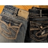Image 3 : Silver Brand Ladies Denim Size 30 & 31 w/ Floral Embroidered Shawl