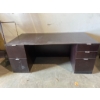 Image 1 : Wooden Office Desk with File Storage and Drawers 6ft x 3ft 29 in