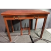 Image 2 : Mahogany Table with Brass Drawer Pulls