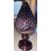 Image 4 : Enchanting Purple & Plumeria Decorative Art Glass
