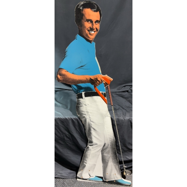 Vintage Wooden Golfer Standing Cutout