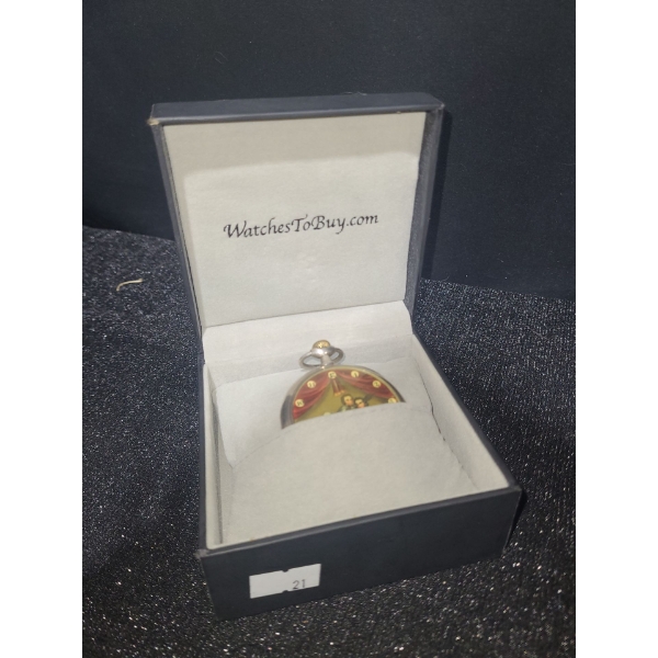 Vintage Omega Pocket Watch, Engraved Inside Grand Prix Paris 1900 w/ "Mature" Design 4609709-6-N