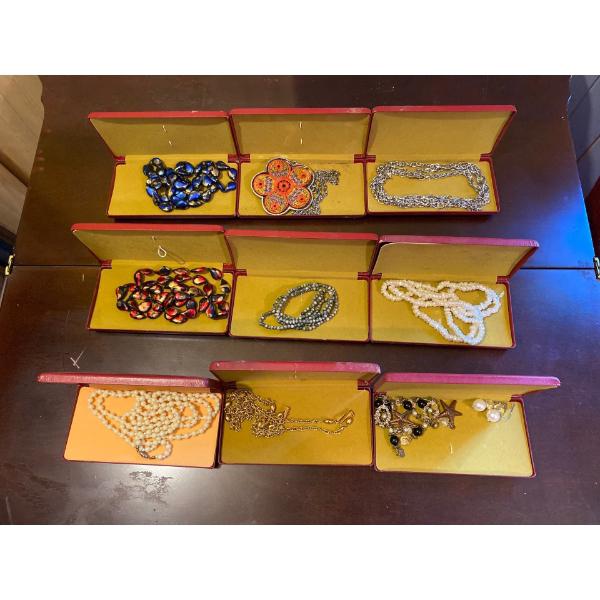 Set of Costume Jewellery Necklaces