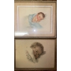 Image 3 : Nursery Essentials - Antique Baby Dolls w/ Infant Portrait Art 16x14 &  More 