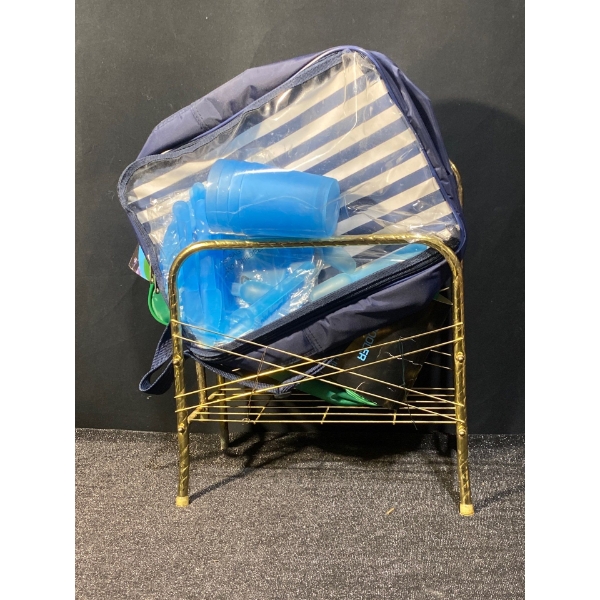 Vintage Magazine Rack and Picnic Essentials