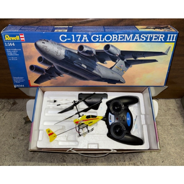 Revell C-17A Globemaster III & E-Flite Blade Remote Control Traffic Toys- Collectible Hobby