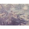 Image 4 : War- Trench Battle, 27 x 36 Print Framed Under Glass	