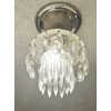 Image 1 : Vintage Ceiling Light Fixture 7" Diameter, 9" T As Shown Installed