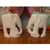 Image 3 : Religious Themed Metal Trays w/ Bone Carved Elephants 