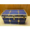 Blue & Gold Trimmed Large Trunk - 40W, 20D, 21T 