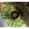 Image 2 : Collectible Green Carnival Glass Bowl w/ Antique Gold Rimmed Pressed Crystal Bowl & more