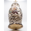 Image 3 :  1930s Vintage Bien Hoa Pottery Vase From Vietnam 21''INCHES HEIGHT.