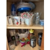 Image 2 : Assorted Kitchenware Including Holiday Cups, Mugs, Tins, Bodium Strainers 