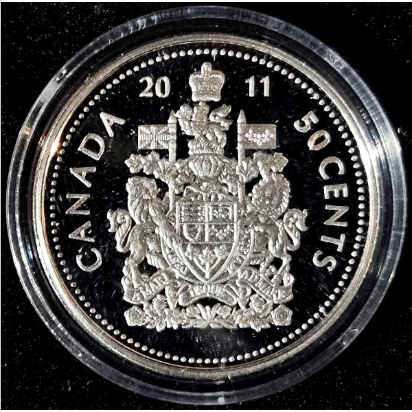 2011 Canadian 50-Cent Coat of Arms Coin - Uncirculated