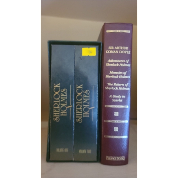Sherlock Holmes DVD Box Set and Hard Cover Book