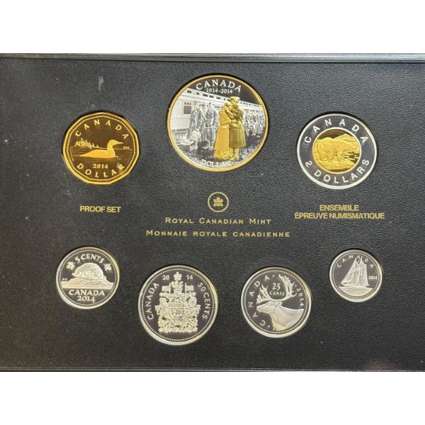 -2014 Declaration of the First World War, 100th Anniversary - Pure Silver 2.03oz Proof Set$399.99