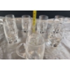 Image 2 : Set of 8 Krosno Poland Clear Glass Beer Mugs