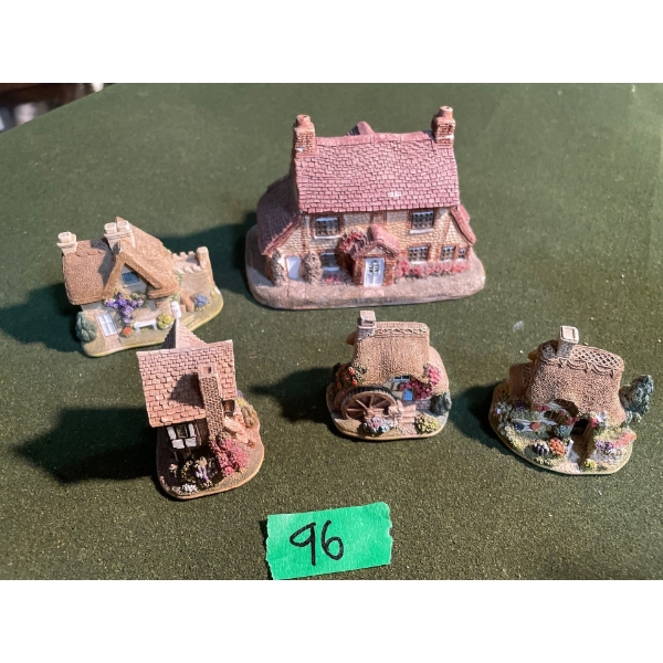 Lilliput Lane Collection: Fairy Cake Tea Room, Little Shambles, The Little Mill, Faithful Friends