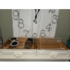 Image 1 : Decorative Metal Wall Baskets and Rack
