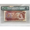 Image 1 : Graded Canadian 1974 $2 Gem UNC Prefix: *BJ
