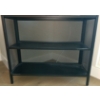 Image 2 : Shoe Rack w. Floral Vases & Lamp  33"w x 11"d x 28"tall